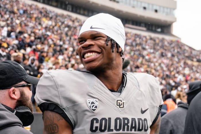 Travis Hunter at CU Spring Game